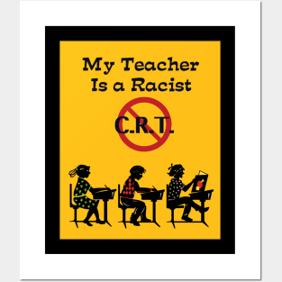 My Teacher Is a Racist Posters and Art